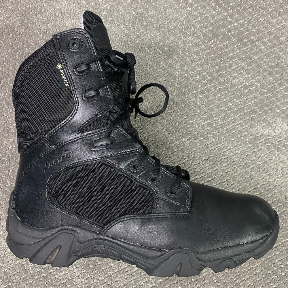 Bates GX 8 Gore-Tex Side Zip E02268 Mens Black Tactical Boots Size 9 Utility